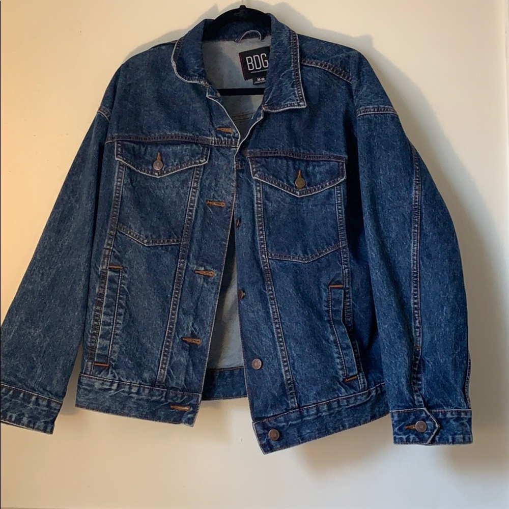 Oversized denim jacket